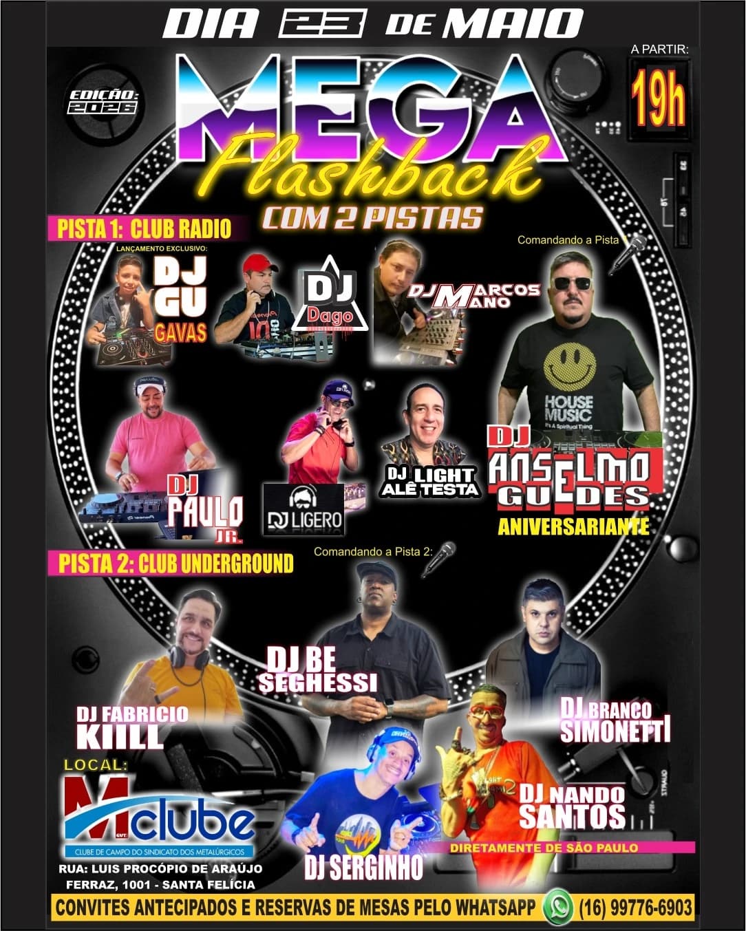 MEGA FLASHBACK COM 2 PISTAS